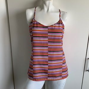 J.Crew Racerback size 4 multicolor tank top